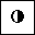 CIRCLE WITH RIGHT HALF BLACK